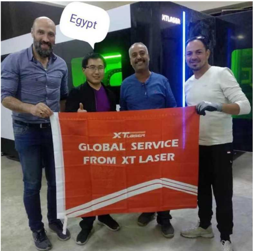 Почеток на бесплатна услуга од нов ден XTlaser After sales Global Service Line пакистанска станица